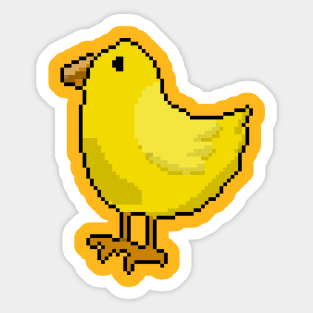 A Canvas of Fashion Pixels Sticker